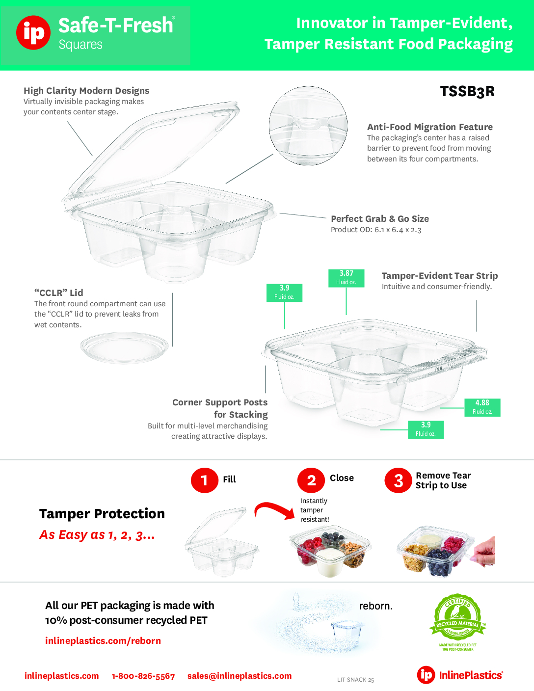 Safe-T-Fresh® TSSB3R