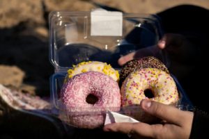 donuts in a plastic package
