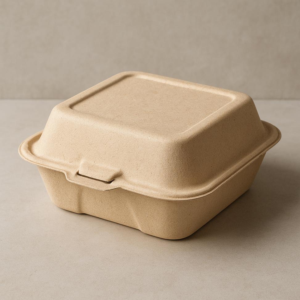 molded fiber food package
