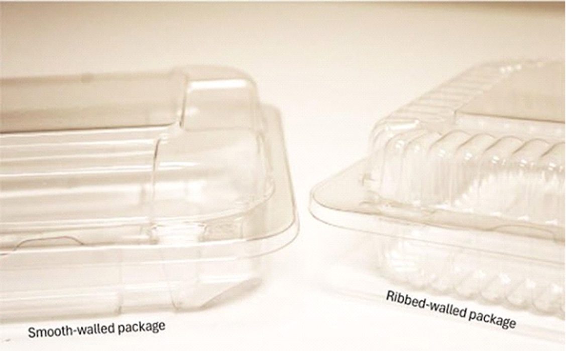 smooth walled and ribbed walled packaging