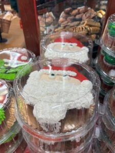 Santa clause cupcake ring