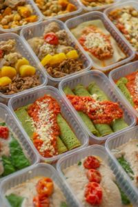 mexican food in plastic packaing. Photo by Thais Freires: https://www.pexels.com/photo/meals-in-boxed-prepared-for-box-diet-12050951/