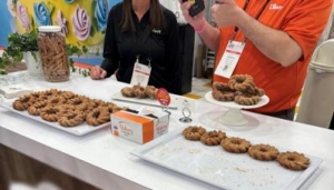 Donuts being given away at IBIE