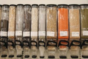 a resuable plastic cup: Photo by Antoni Shkraba Studio: https://www.pexels.com/photo/gray-collapsible-cup-in-close-up-photography-6187629/