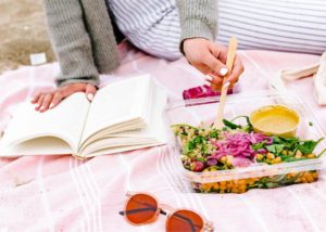 Thistle salad in a safe-t-fresh container
