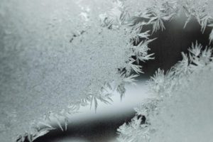 ice crystals forming 
