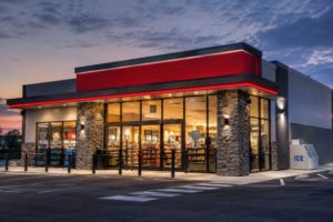 exterior of a convenience store