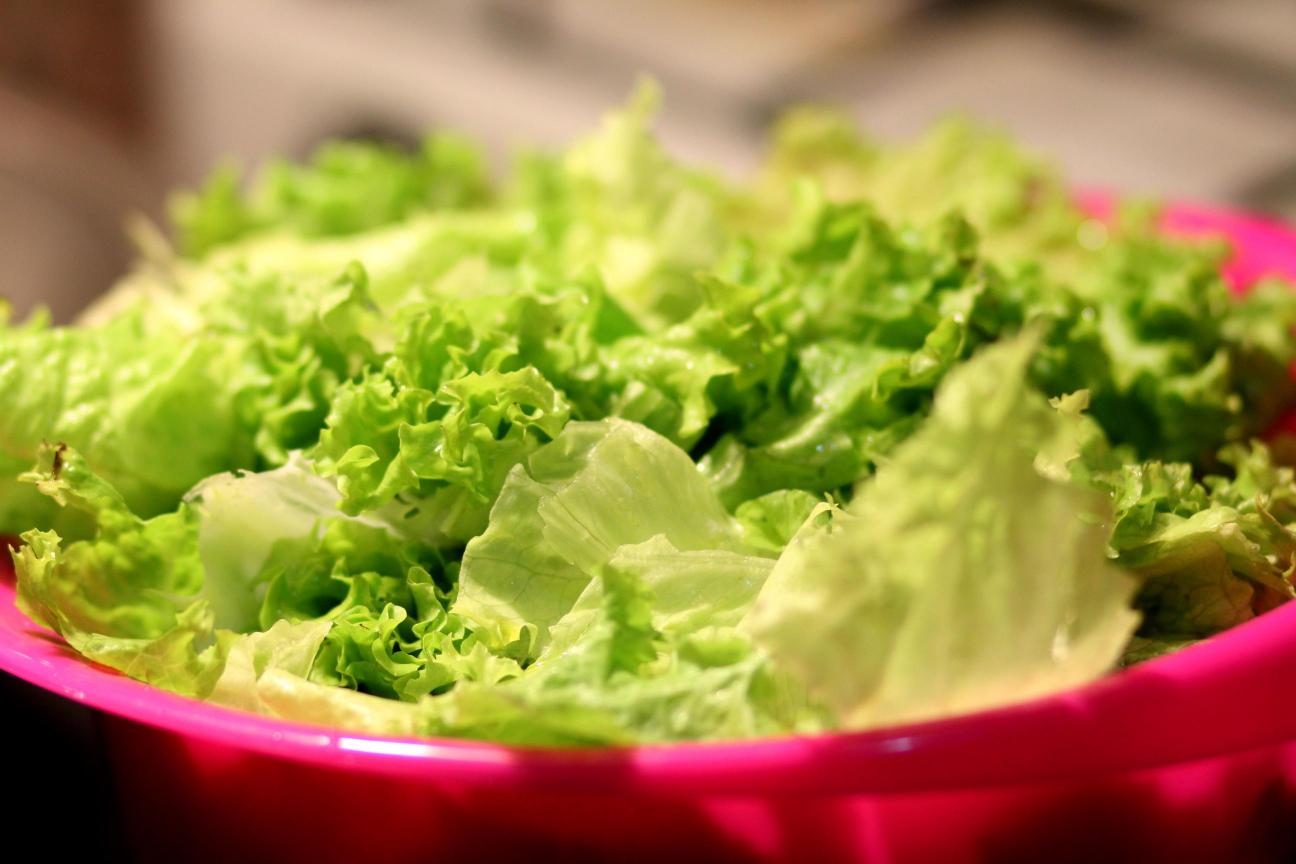 lettuce in bowl